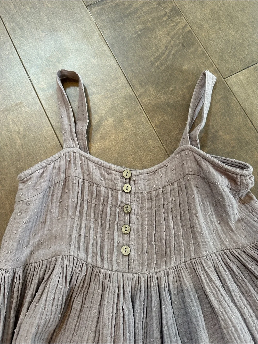 Rylee + Cru Sleeveless Cotton Gauze Dress - Mauve